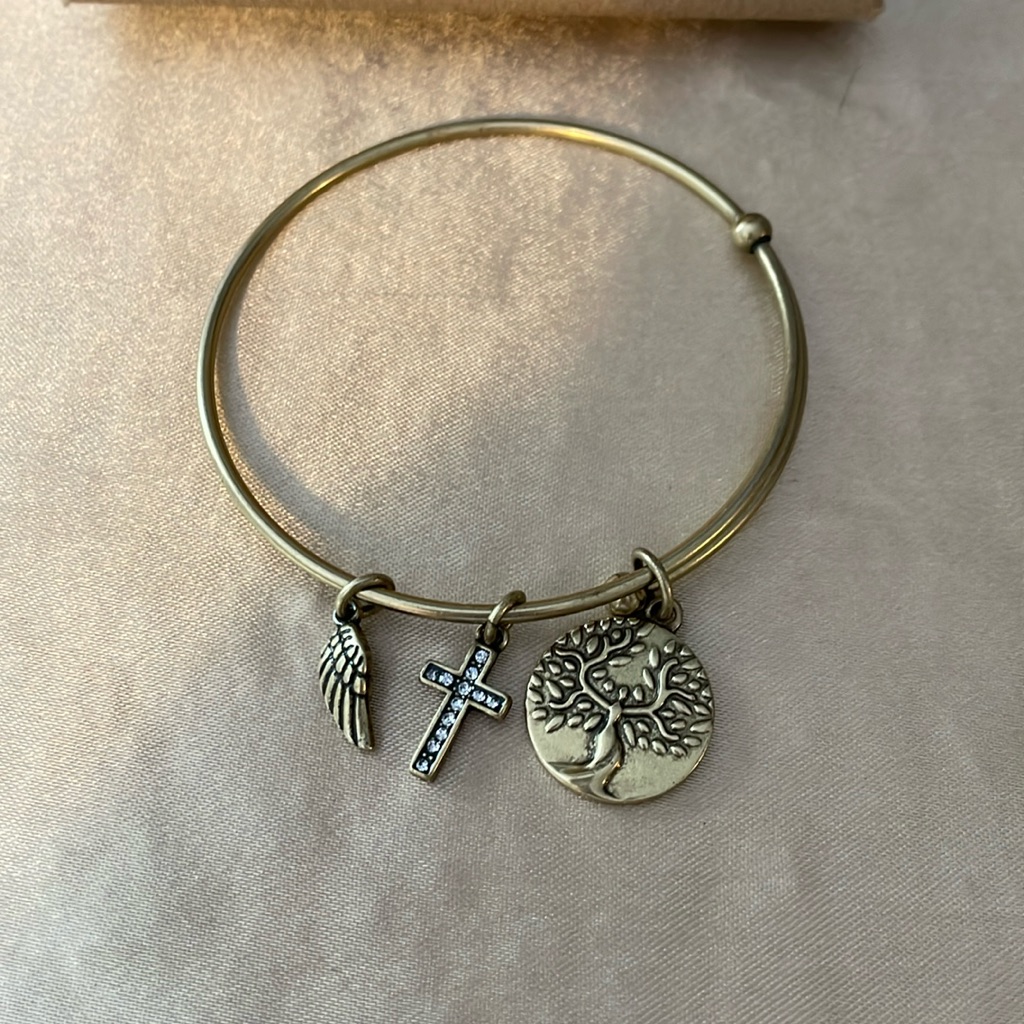 Nib Earth Angel Brass Bracelet.